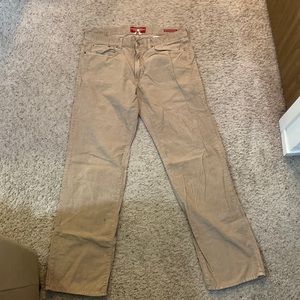Light tan Lucky Brand 36x34 corduroy pants